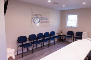 Waiting room seating at Somerset Orthodontic Specialists in Hillsborough