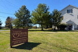 Somerset Orthodontic Specialists sign on Route 518 in Skillman