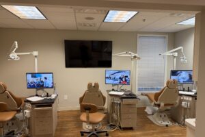 Open treatment area at the Montgomery office